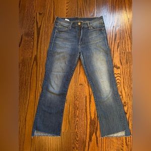 MOTHER High Rise Blue Jeans